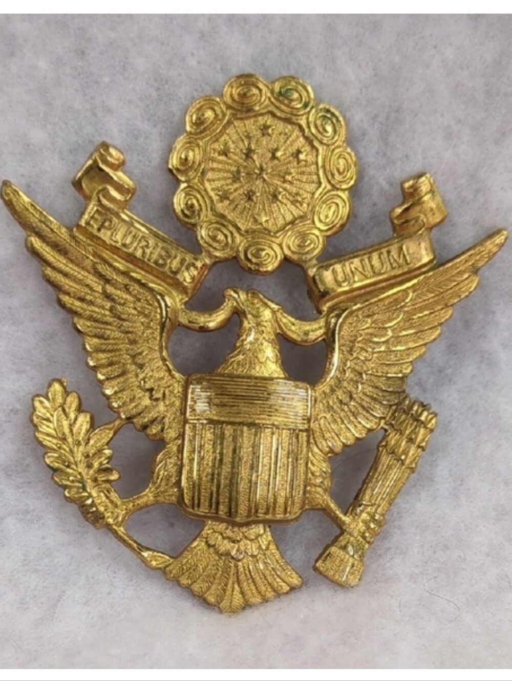 WW2 Military Hat Pin Eagle EPLURIBUS UNUM